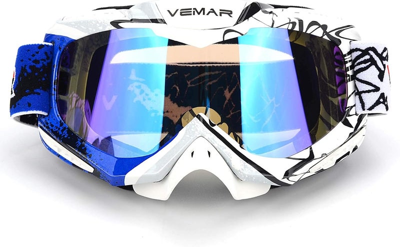 Ubelly Motorcycle Motocross ATV Racing Dirt Bike Tactical Riding Goggles - Image 1